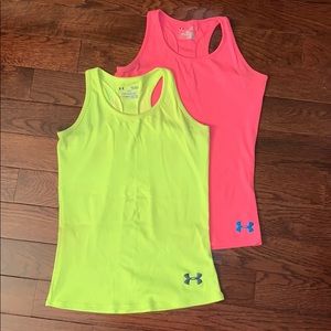 Two Under Armour Tank Tops